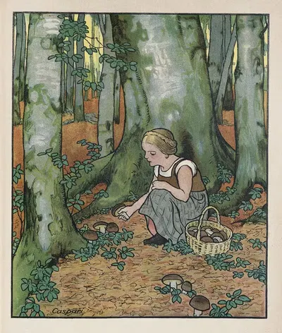 Из леса и вереска пл. 05 by Вальтер Каспари, 1909 — digital art print download