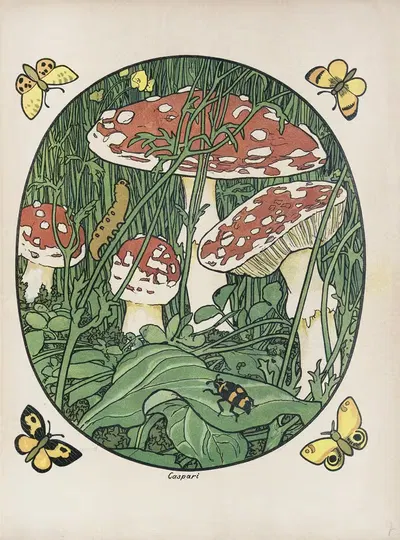 Из леса и вереска, пл. 07 by Вальтер Каспари, 1909 — digital art print download