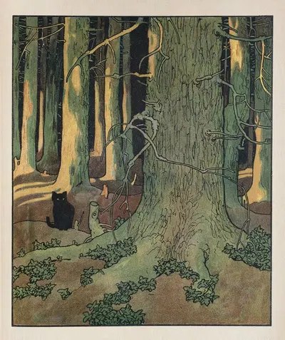 Из леса и пустоши Пл.10 by Вальтер Каспари, 1909 — digital art print download