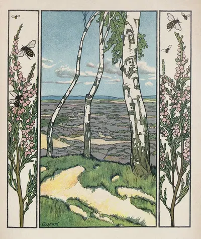 Из леса и пустоши Pl.12 by Вальтер Каспари, 1909 — digital art print download