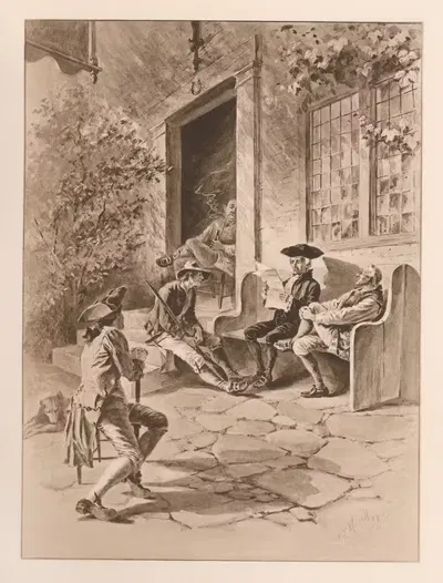 Рип Ван Уинкль Пл.03 by Фрэнк Тейер Меррилл, 1888 — digital art print download