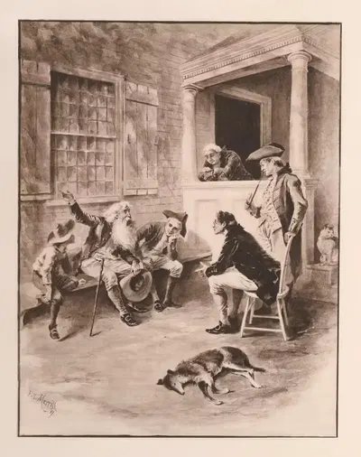 Рип Ван Уинкль Пл.12 by Фрэнк Тейер Меррилл, 1888 — digital art print download