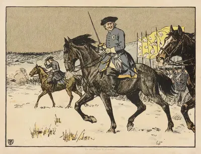 Фридрих Великий by Франц Мюллер-Мюнстер, 1912 — digital art print download