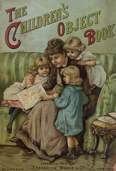 Детская книга объектов – Титульная страница by Фредерик Уорн и Ко — digital art print download