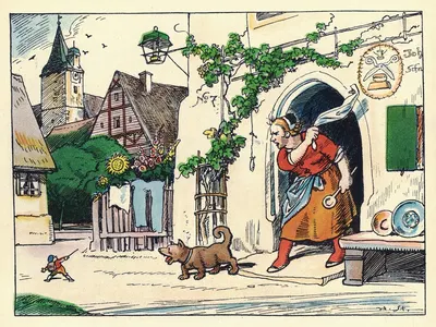 Блуждание Даумерлинга, пл. 2 by Германн Стокманн, 1925 — digital art print download