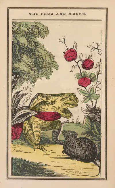 Маленькая лягушка и красивая мышка Пл.3 by Джон Б. Келлер, 1852 — digital art print download