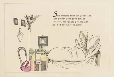 Хорошая Берта и плохая Лина by Лотар Меггендорфер, 1905 — digital art print download