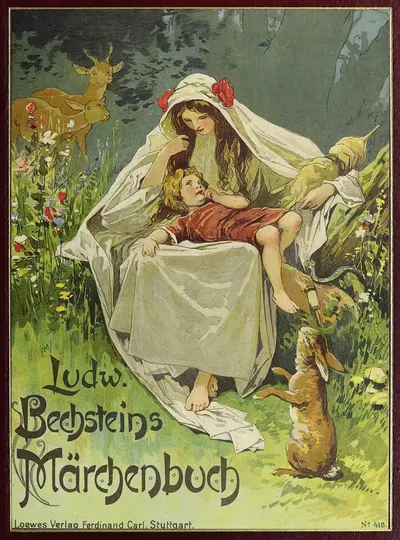 Новая книга сказок Людвига Бехштейна Пл.1 by Людвиг Бехштейн, 1906 — digital art print download
