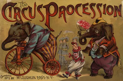 The Circus procession Pl.01 by McLoughlin Bros, 1888 — digital art print download