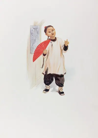 Hong Kong by A.H. Collins, 1902 — digital art print download