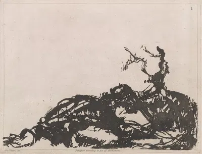A new method of assisting the invention in drawing original compositions of landscape Pl.01 by Александр Козенс, 1785 —…