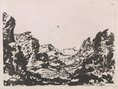 A new method of assisting the invention in drawing original compositions of landscape Pl.11 by Александр Козенс, 1785 —…
