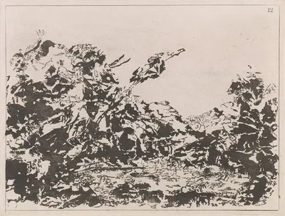 A new method of assisting the invention in drawing original compositions of landscape Pl.12 by Александр Козенс, 1785 —…