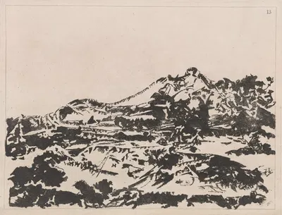 A new method of assisting the invention in drawing original compositions of landscape Pl.13 by Александр Козенс, 1785 —…