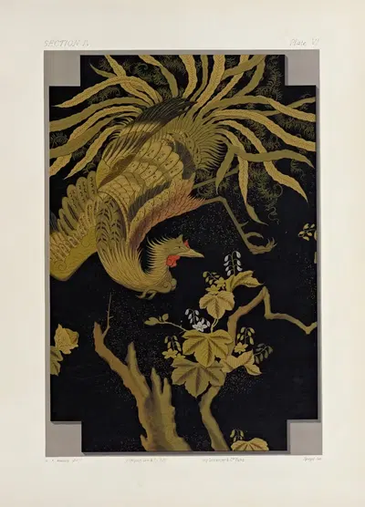 The ornamental arts of Japan Pl.050 by George Ashdown Audsley, 1882 — digital art print download