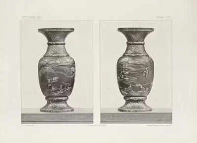 The ornamental arts of Japan Pl.074 by George Ashdown Audsley, 1882 — digital art print download