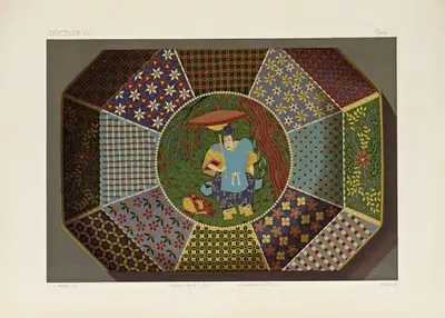 The ornamental arts of Japan Pl.084 by George Ashdown Audsley, 1882 — digital art print download