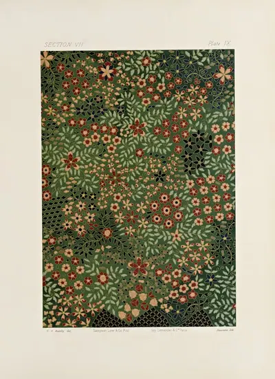 The ornamental arts of Japan Pl.092 by George Ashdown Audsley, 1882 — digital art print download