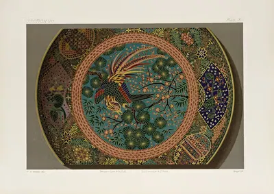 The ornamental arts of Japan Pl.094 by George Ashdown Audsley, 1882 — digital art print download