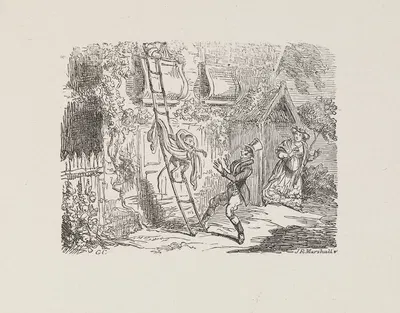 Иллюстрации для Универсального певца, пл. 07 by Джордж Круикшанк, 1825 — digital art print download
