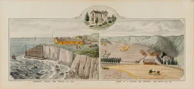 Residence of A. Gordon;Gordon's Chute;Ranch of A. Gordon by Grafton Tyler Brown — digital art print download