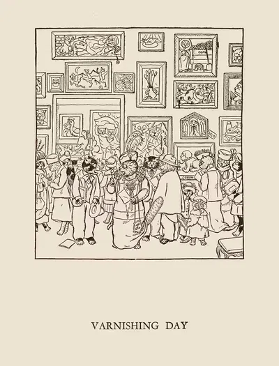 День лакировки by Уильям Эли Хилл, 1926 — digital art print download