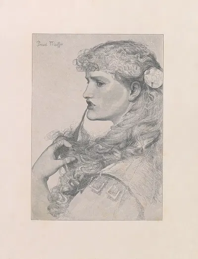 Proud Maissie by Frederick Sandys — digital art print download
