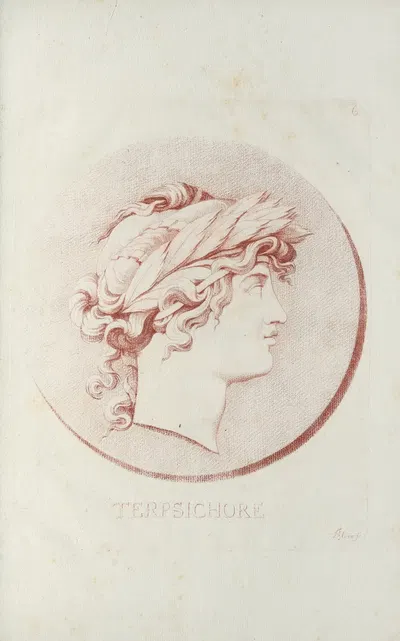 Terpsichore by Johannes Wiedewelt, 1776 — digital art print download