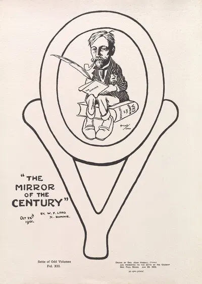 The Mirror of the Century, 1902 by John Hassall — digital art print download