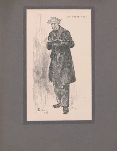 Карта и печать из О.В. Фолио 15, 'Странный том' by Фил Мэй, 1903 — digital art print download