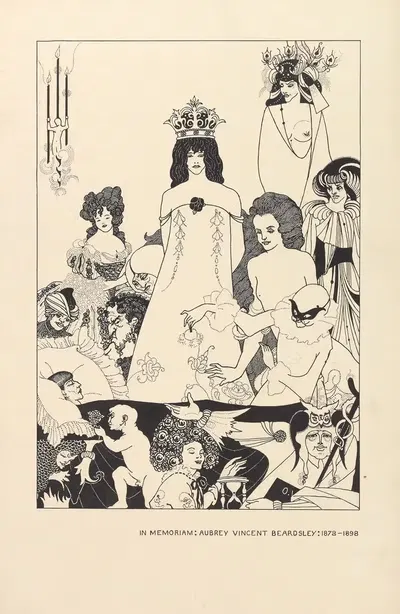 В память; Обри Винсент Бирдсли; 1872-1898 by Руперт Томас Гулд — digital art print download