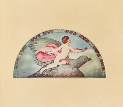 Tennyson's Ganymede (After Henry Oliver Walker) by A.V. Nye, 1902 — digital art print download