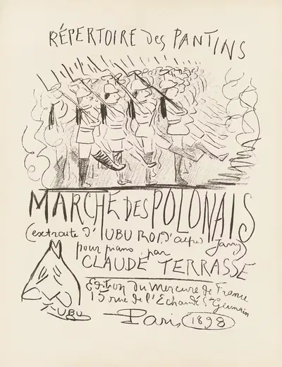 Repertoire des pantins Pl.9 by Alfred Jarry, 1898 — digital art print download