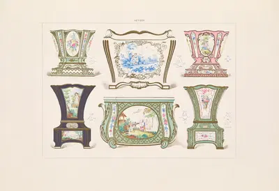 Мягкий фарфор Севра Pl.05 by Эдуар Гарнье, 1892 — digital art print download