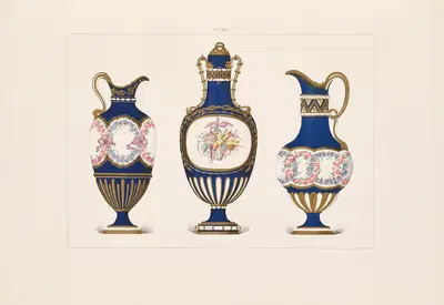 Мягкий фарфор Севра, стр. 06 by Эдуар Гарнье, 1892 — digital art print download