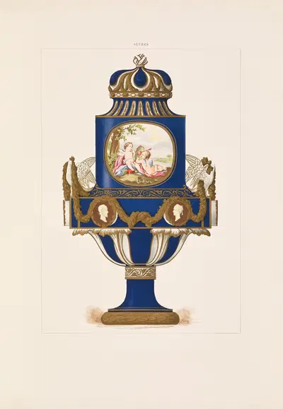 Мягкий фарфор Севра Пл.11 by Эдуар Гарнье, 1892 — digital art print download