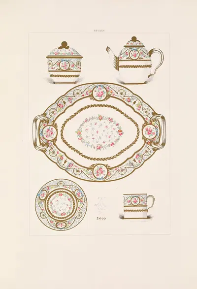 Мягкий фарфор Севра Пл.13 by Эдуар Гарнье, 1892 — digital art print download