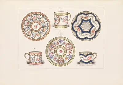 Мягкий фарфор Севра Пл.15 by Эдуар Гарнье, 1892 — digital art print download