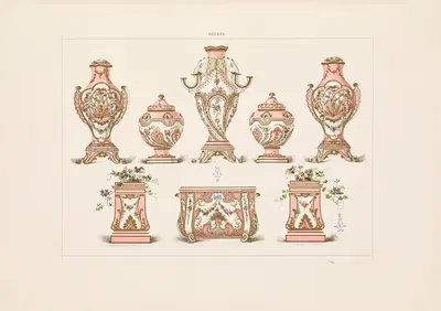Мягкий фарфор Севра Pl.20 by Эдуар Гарнье, 1892 — digital art print download
