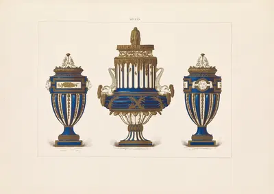 Мягкий фарфор Севра пл. 22 by Эдуар Гарнье, 1892 — digital art print download