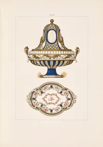 Мягкий фарфор Севра, пл. 28 by Эдуар Гарнье, 1892 — digital art print download