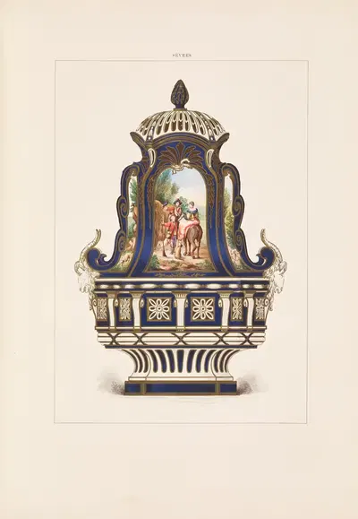 Мягкий фарфор Севра Пл.29 by Эдуар Гарнье, 1892 — digital art print download