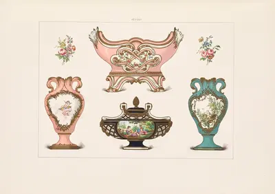 Мягкий фарфор Севра Пл.32 by Эдуар Гарнье, 1892 — digital art print download
