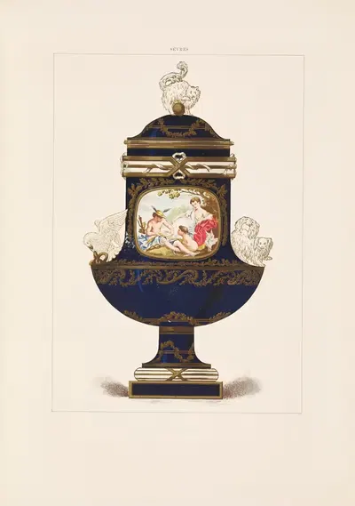 Мягкий фарфор Севра Пл.33 by Эдуар Гарнье, 1892 — digital art print download