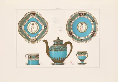 Мягкий фарфор Севра Пл.38 by Эдуар Гарнье, 1892 — digital art print download