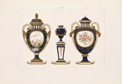 Мягкий фарфор Севра Pl.44 by Эдуар Гарнье, 1892 — digital art print download