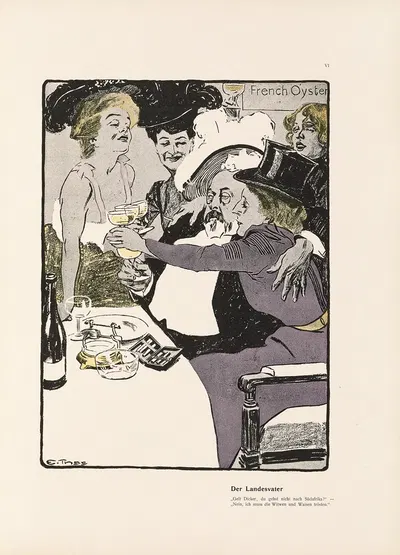 Der Landesvater by Eduard Thöny, 1901 — digital art print download