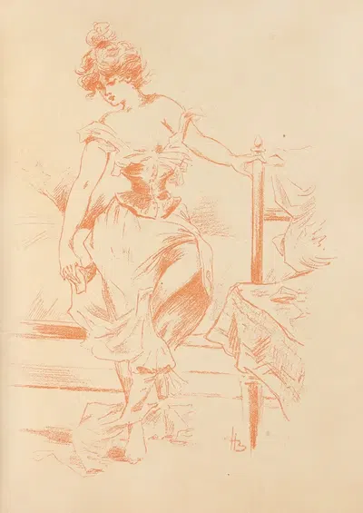 Le Billet Doux by Henri Boutet, 1899 — digital art print download