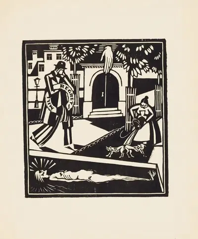 Спящая Pl.1 by Анри Ван Стратен, 1921 — digital art print download