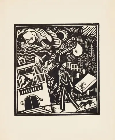 Спящая, пл. 3 by Анри Ван Стратен, 1921 — digital art print download